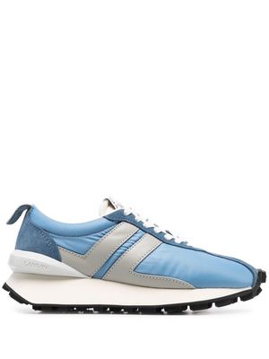Lanvin calf leather low-top sneakers - Blue