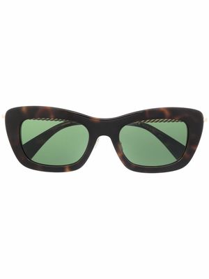 Lanvin cat eye-frame tortoiseshell sunglasses - Brown
