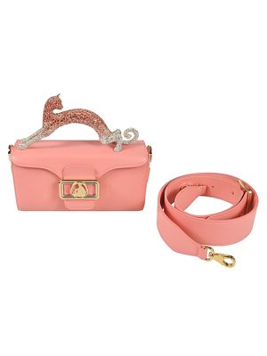 Lanvin Cat Handle Flap Shoulder Bag