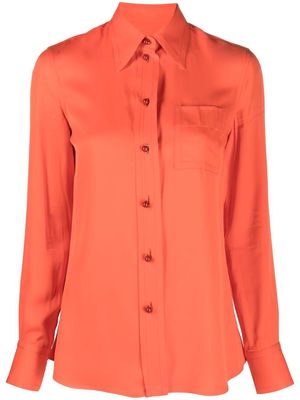 Lanvin chest pocket shirt - Orange