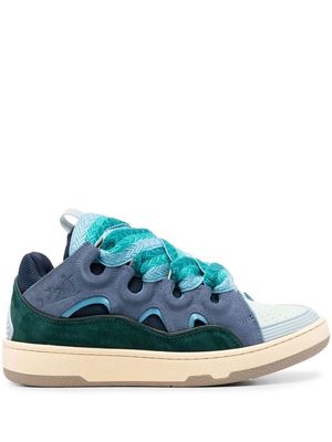 Lanvin chunky lace-up sneakers - Blue