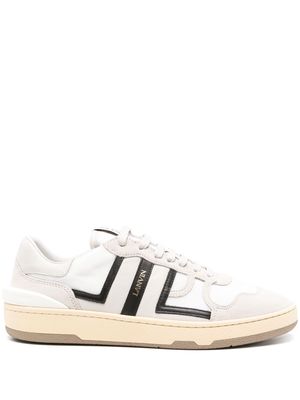Lanvin Clay panelled sneakers - White