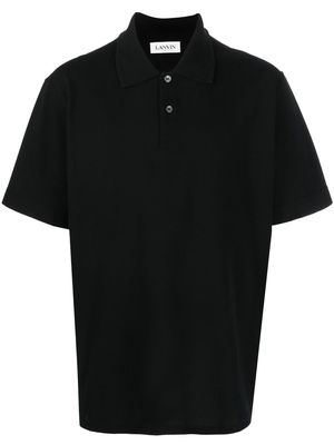Lanvin cotton polo shirt - Black