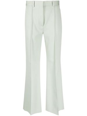 Lanvin cropped flared trousers - Green