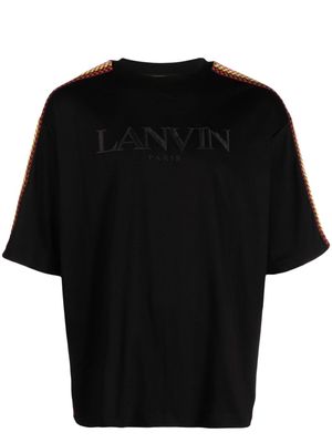 Lanvin Curb lace-embellished T-shirt - Black