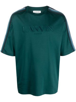 Lanvin Curb lace-trim T-shirt - Green