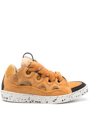 Lanvin Curb lace-up sneakers - Orange