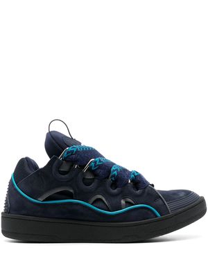 Lanvin Curb leather sneakers - Blue