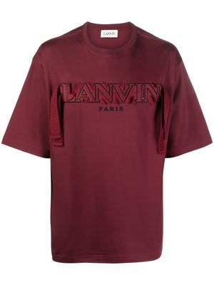 Lanvin Curb logo-embroidered T-shirt