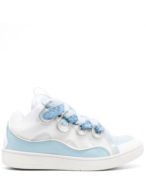 Lanvin Curb low-top lace-up sneakers - Blue