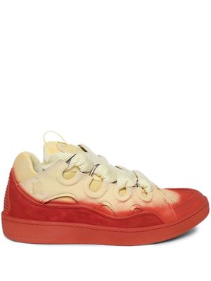 Lanvin Curb radiant spray-effect sneakers - Neutrals