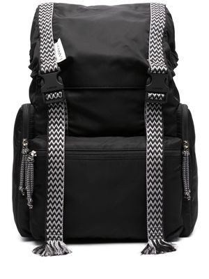 Lanvin Curb strap-detail backpack - Black