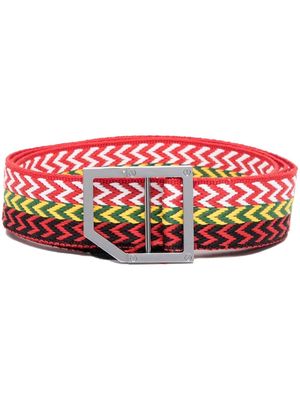 Lanvin Curb woven belt - Red