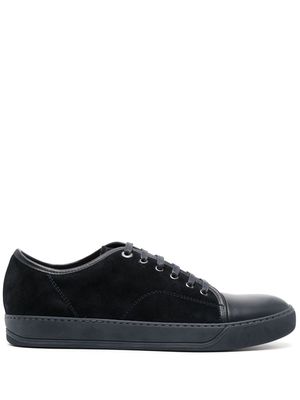 Lanvin DBB1 panelled leather low-top sneakers - Black