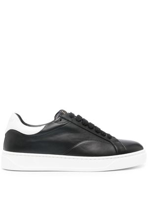 Lanvin DDB0 leather low-top sneakers - Black