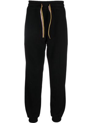 Lanvin drawstring-waistband detail track pants - Black