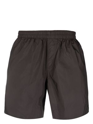 Lanvin elasticated-waistband swim shorts - Black