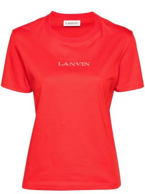 Lanvin embroidered-logo cotton T-shirt