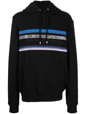 Lanvin embroidered-logo hoodie - Black