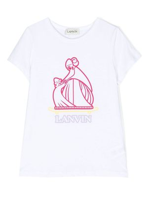 Lanvin Enfant Mother & Child print T-shirt - White
