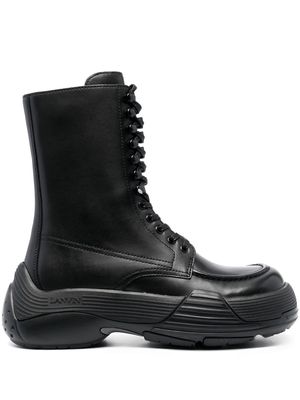 Lanvin Flash-X Bold lace-up boots - Black