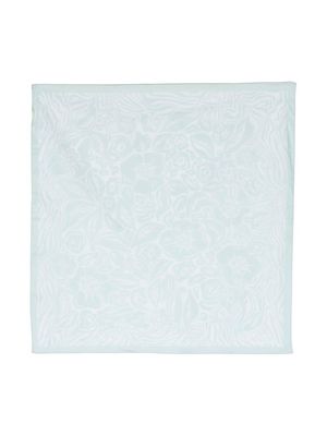 Lanvin floral-print cotton scarf - Green