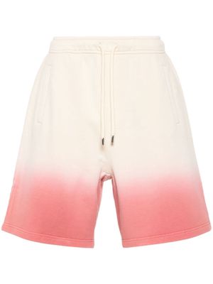 Lanvin gradient-effect track shorts - Neutrals