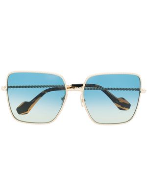 Lanvin gradient oversized sunglasses - Gold