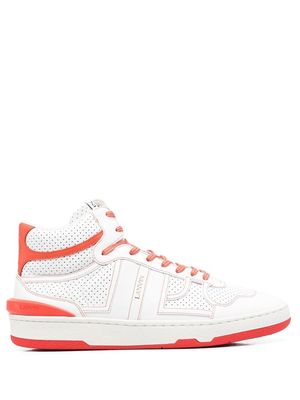 Lanvin hi-top leather sneakers - White