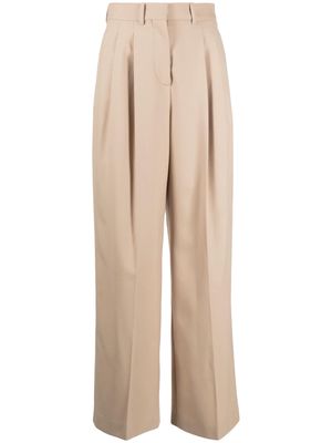 Lanvin high-rise pleated trousers - Neutrals