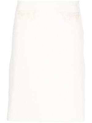 Lanvin high-waisted straight skirt - White