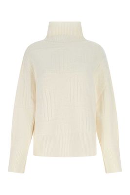 Lanvin Ivory Cashmere Oversize Sweater