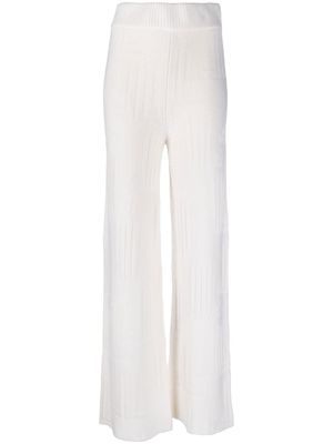 Lanvin knitted cashmere trousers - Neutrals