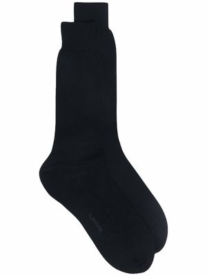 Lanvin logo-detail socks - Black