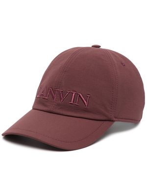 Lanvin logo-embroidered cap