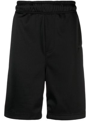 Lanvin logo-embroidered track shorts - Black