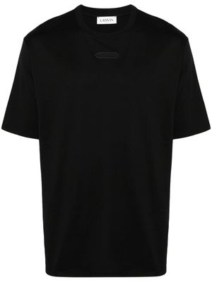 Lanvin logo-patch cotton T-shirt - Black
