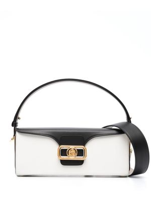 Lanvin logo-plaque tote bag - White