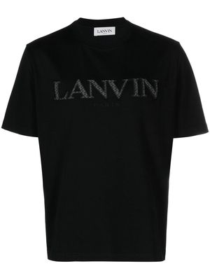 Lanvin logo-print short-sleeve T-shirt - Black