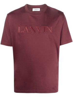 Lanvin logo-print T-shirt - Red