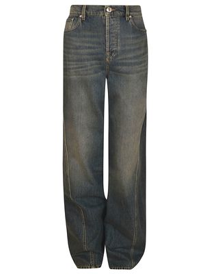 Lanvin Long Buttoned Jeans