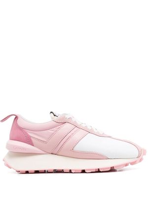 Lanvin low-top leather sneakers - Pink