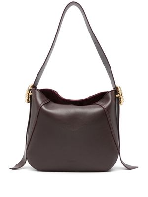Lanvin Melodie leather shoulder bag - Purple