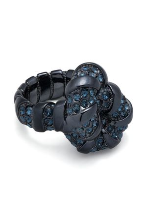 Lanvin Melodie rhinestone-embellished ring - Blue
