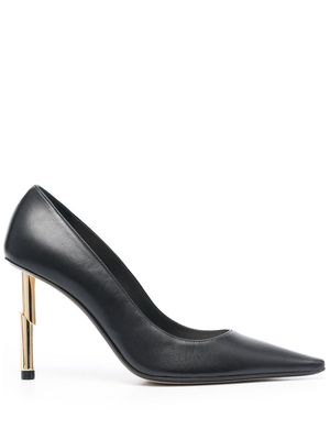 Lanvin metallic-heel pointed-toe pumps - Black