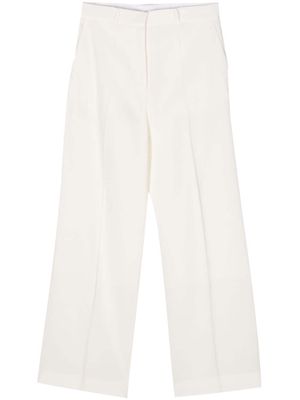 Lanvin mid-rise straight-leg trousers - White