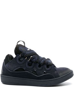 Lanvin oversized-lace sneakers - Blue