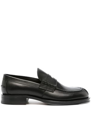 Lanvin penny-slot leather loafers - Black