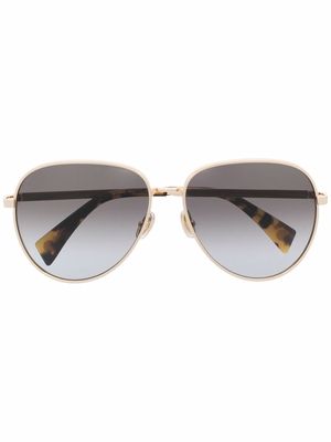 Lanvin pilot-frame gradient sunglasses - Gold