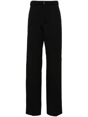 Lanvin pleat-detail wool trousers - Black